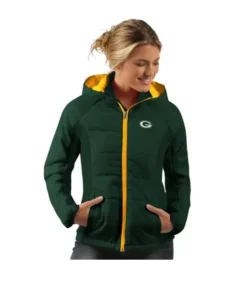 Green Bay Packers Puffer Hooded Jacket