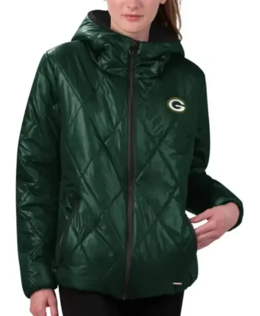 Green Bay Packers Sergent Puffer Quilted Jacket