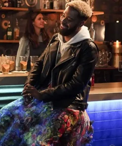 Grown-Ish S04 Warren Egypt Franklin Leather Jacket