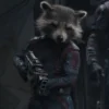 Guardians of The Galaxy 3 Rocket Raccoon Blue Jacket