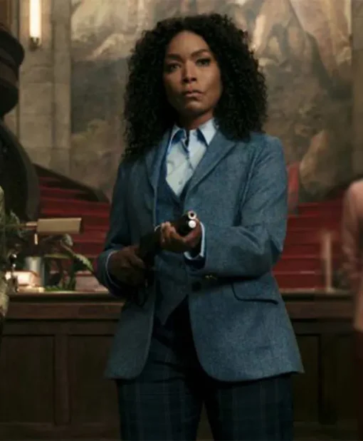 Gunpowder Milkshake Anna May Grey Suiting Fabric Blazer