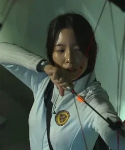 Ha Seung-Ri TV Series All of Us Are Dead Jang Ha-ri White Costume Jacket