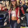 Hailey Bieber Billie Eilish Concert Leather Jacket