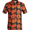 Halloween 2023 Orange Pumpkin Printed Shirt