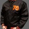 Halloween 78 Nylon Black Varsity Jacket
