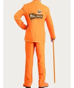 Halloween Orange Tuxedo Costume back look