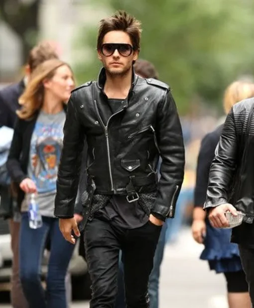 Handmade Fashion Black Leather Jacket
