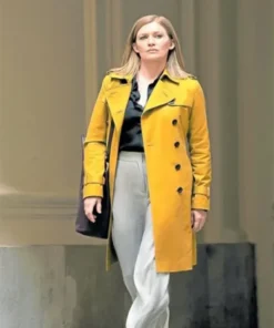 Hanna Marissa Yellow Cotton Coat
