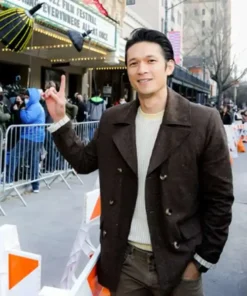Harry Shum Everything Everywhere All at Once Jr Brown Coat