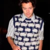 Harry Styles Sheep Blue Sweater Vest