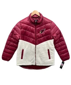 Hasty Arizona Cardinals Red Puffer Jacket