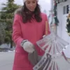 Haul Out The Holly Lacey Chabert Pink Coat