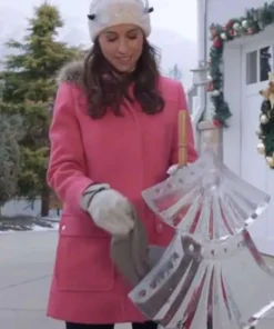 Haul Out The Holly Lacey Chabert Pink Coat