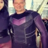 Hawkeye Clint Barton Purple Leather Jacket