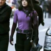 Hawkeye Kate Bishop Purple Fleece Jacket-front