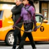 Hawkeye Kate Bishop Purple Fleece Jacket-sidepose