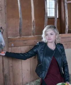 Heartland Mallory Wells Leather Black Jacket