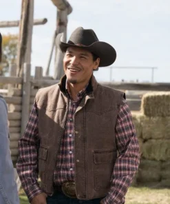 Heartland Scott Cardinal Cotton Brown Vest