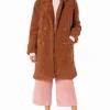 Heartstopper Elle Argent Teddy Shearling Coat