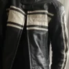 Hein Gericke Black And White Leather Jacket