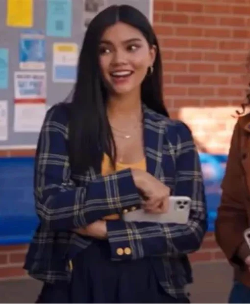 Myra Molloy He’s All That Quinn Checked Blazer Coat