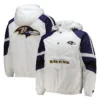 Hewie Baltimore Ravens Half-Snap Hooded Jacket