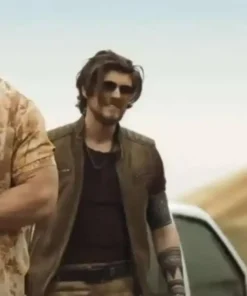 Hidden Strike Amadeus Serafini Suede Leather Vest