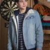 High School Musical Ricky Blue Denim Sherpa Jacket