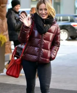 Hilary Duff TV Series Younger Kelsey Peters Puffer Jacket With Hood
