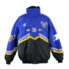 Hill Baltimore Ravens Blue Vintage Jacket With Patches