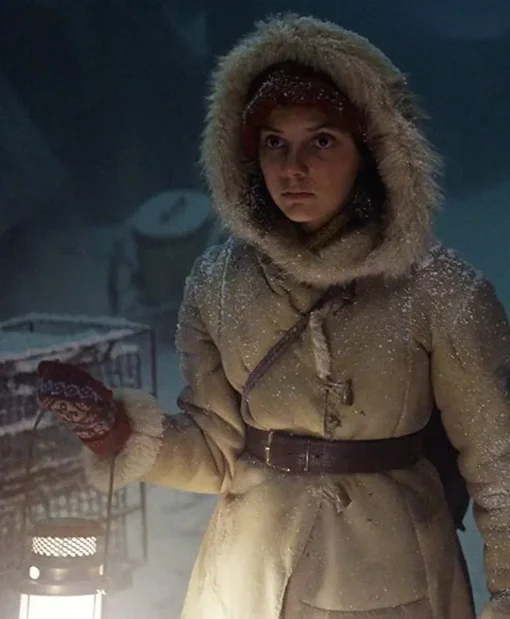 His Dark Materials Lyra Belacqua Fur Hooded Coat