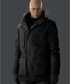 Hitman Agent 47 Shearling Fur Cotton Jacket