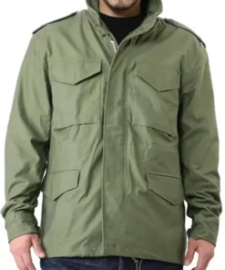 Hobbs & Shaw Deckard Shaw Green Cotton Jacket