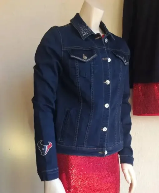 Houston Texans Jean Blue Jacket