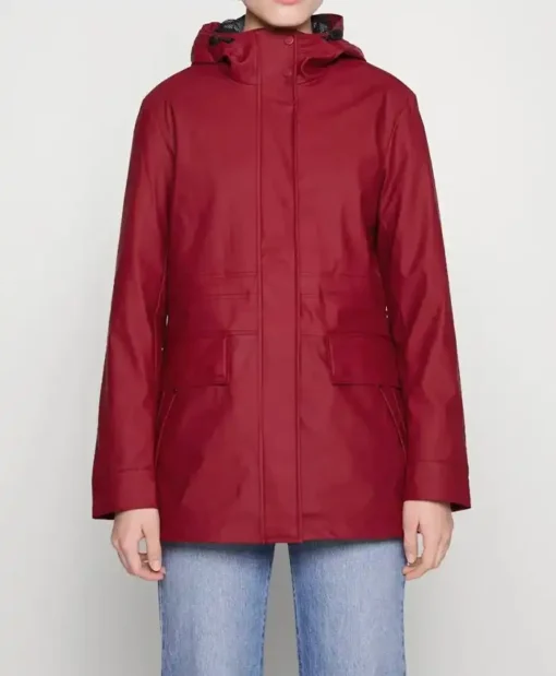 Hunter Rain Jacket red