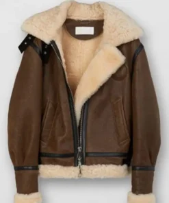 I Hate Suzie Pickles S01 EP07 Brown Shearling Fur Jacket