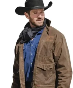 Ian Bohen TV Series Yellowstone Season 03 Episode 09 Ryan Brown Cotton Jacket