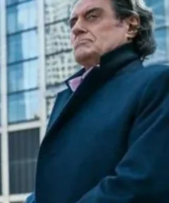 Ian Mcshane John Wick 3 Wool Blue Coat