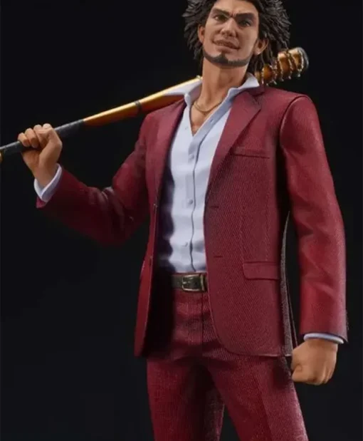 Ichiban Kasuga Video Game Like A Dragon Infinite Wealth 2024 Maroon Suit