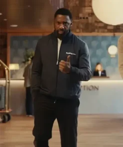 Idris Elba Commercial Ad Stringer Super Bowl Bell Bomber Jacket