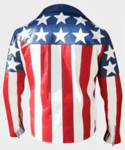 Independence Day 4 July USA Flag Double Breasted Jacket