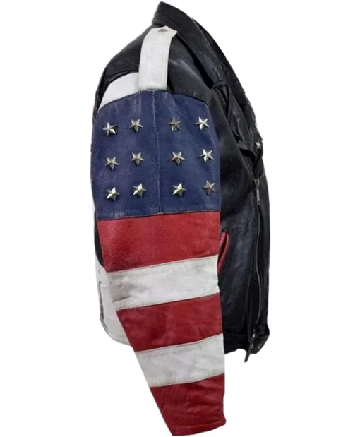 Independence Day Stars Studded Vintage Jacket