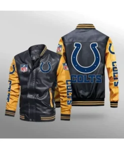 Indianapolis Colts Leather Jacket 2