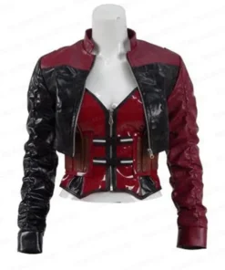 Injustice 2 Harley Quinn Red and Black Jacket and Vest