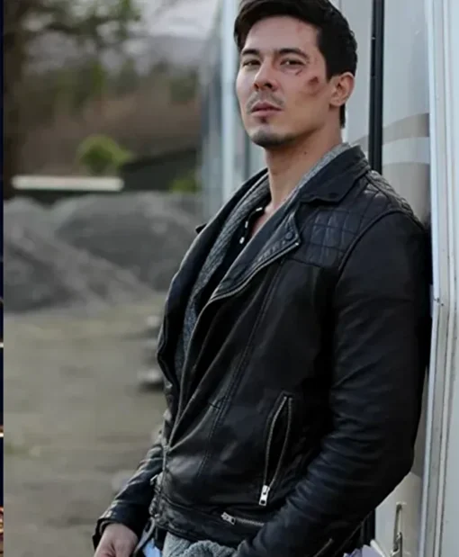 Into The Badlands S03 Daniel Wu Black Biker Jacket
