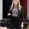 Inventing Anna Julia Garner Black Cropped Jacket