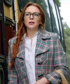 Irish Wish Lindsay Lohan Plaid Blazer