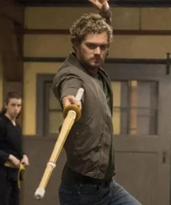 Iron Fist Finn Jones Varsity Bomber Jacket