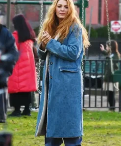 It Ends With Us 2024 Lily Denim Coat