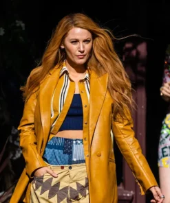 It Ends With Us Lily Bloom Leather Coat